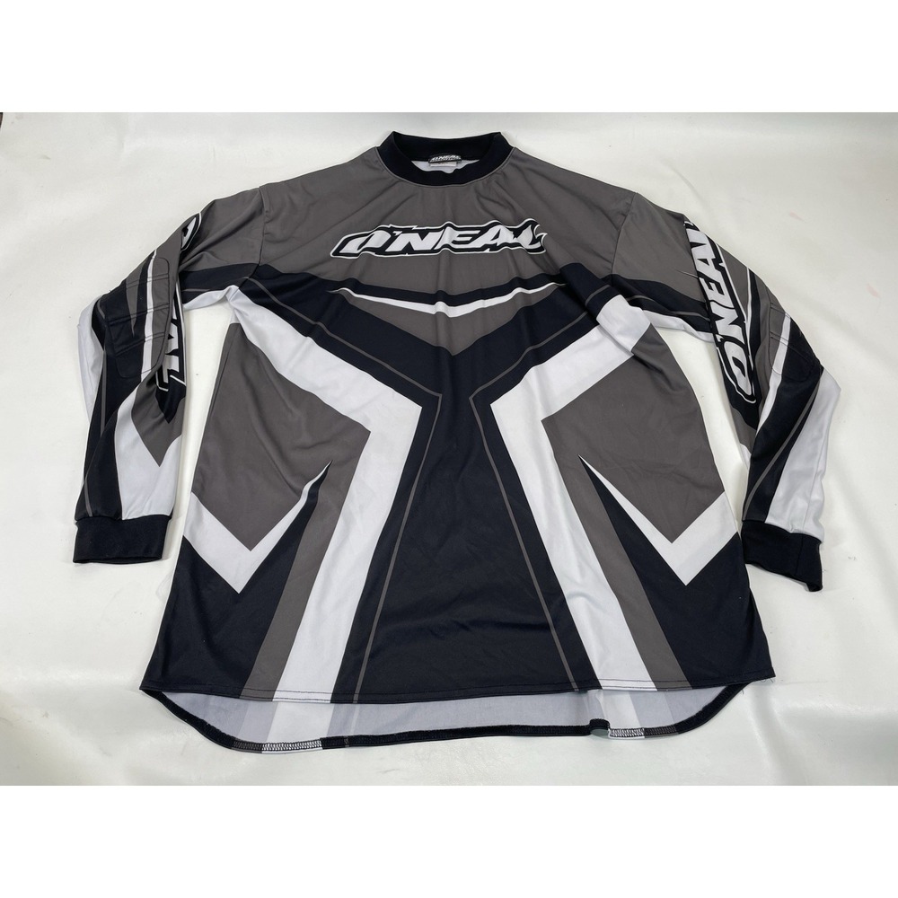 O'Neal Motocross Racing Shirt Elbow Padding Mens Size XL‎ Gray